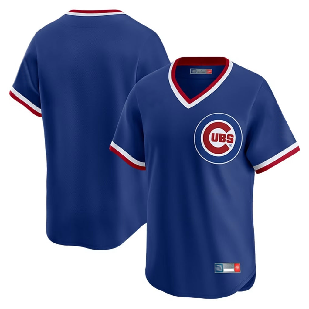 Trusc C.Cubs Royal T-shirt Cooperstown Collection Limited Blank Player Stitched Jerseys