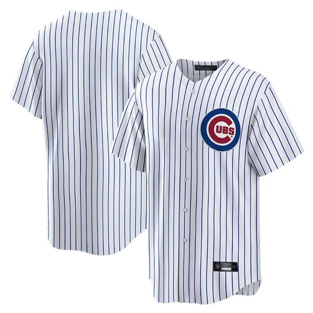 Trusc C.Cubs White Limited Home Blank Player Stitched Jerseys