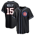 Trusc C.Cubs #15 Carson Kelly Player Black Fashion Out Game Stitched Jerseys
