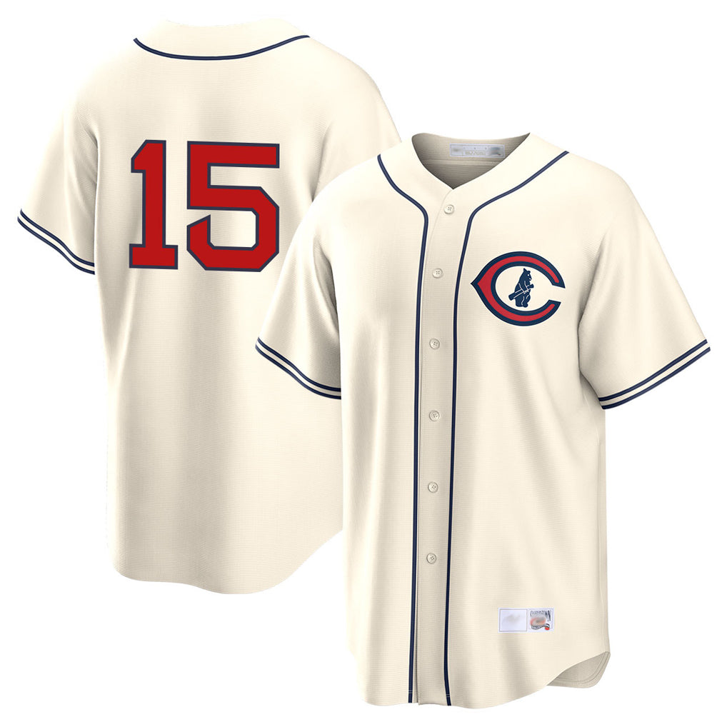 Trusc C.Cubs #15 Carson Kelly Player Cream Field of Dreams Home Game Stitched Jerseys