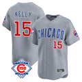 Trusc C.Cubs #15 Carson Kelly Player Gray Road 150th Anniversary Limited Home Stitched Jerseys