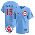 Trusc C.Cubs #15 Carson Kelly Player Light Blue 150th Anniversary Limited Home Stitched Jerseys