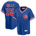 Trusc C.Cubs #15 Carson Kelly Player Royal T-shirt Cooperstown Collection Limited Stitched Jerseys
