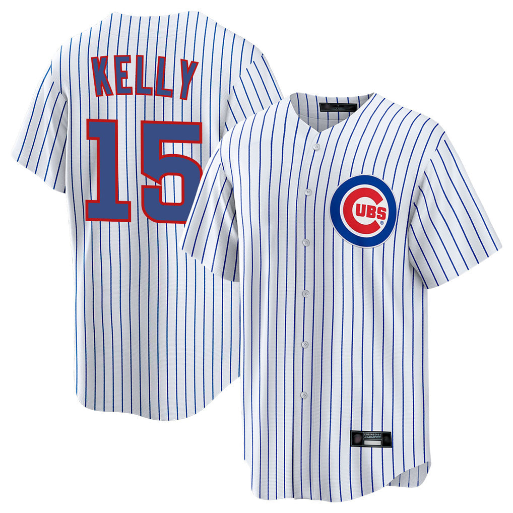 Trusc C.Cubs #15 Carson Kelly Player White Game Home Stitched Jerseys