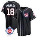 Trusc C.Cubs #18 Shota Imanaga Player Black Fashion Out 150th Anniversary Game Stitched Jerseys