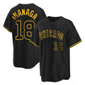 Trusc C.Cubs #18 Shota Imanaga Player Black Snake Skin City Game Stitched Jerseys