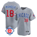Trusc C.Cubs #18 Shota Imanaga Player Gray Road 150th Anniversary Limited Home Stitched Jerseys