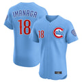 Trusc C.Cubs #18 Shota Imanaga Player Light Blue Limited Elite Home Stitched Jerseys