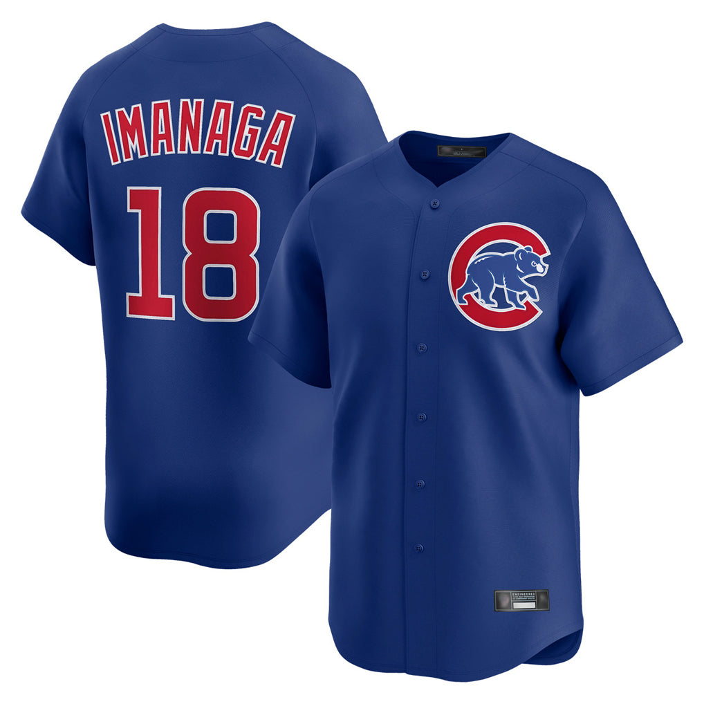 Trusc C.Cubs #18 Shota Imanaga Player Royal Limited Home Stitched Jerseys
