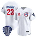 Trusc C.Cubs #23 Ryne Sandberg Player White Vapor Premier Limited Home Stitched Jerseys