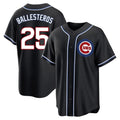 Trusc C.Cubs #25 Mois¡§|s Ballesteros Player Black Fashion Out Game Stitched Jerseys