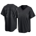 Trusc C.Cubs #25 Mois¡§|s Ballesteros Player Black T-shirt Home Game Stitched Jerseys
