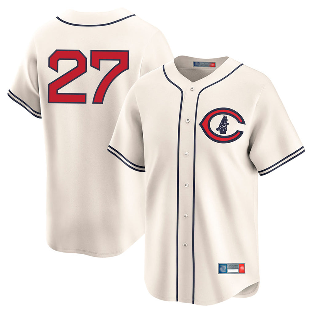 Trusc C.Cubs #27 Seiya Suzuki Player Cream Field of Dreams Limited Home Game Stitched Jerseys