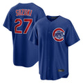Trusc C.Cubs #27 Seiya Suzuki Player Royal Home Game Stitched Jerseys