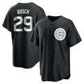 Trusc C.Cubs #29 Michael Busch Player Black Game Stitched Jerseys