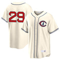 Trusc C.Cubs #29 Michael Busch Player Cream Field of Dreams Home Game Stitched Jerseys