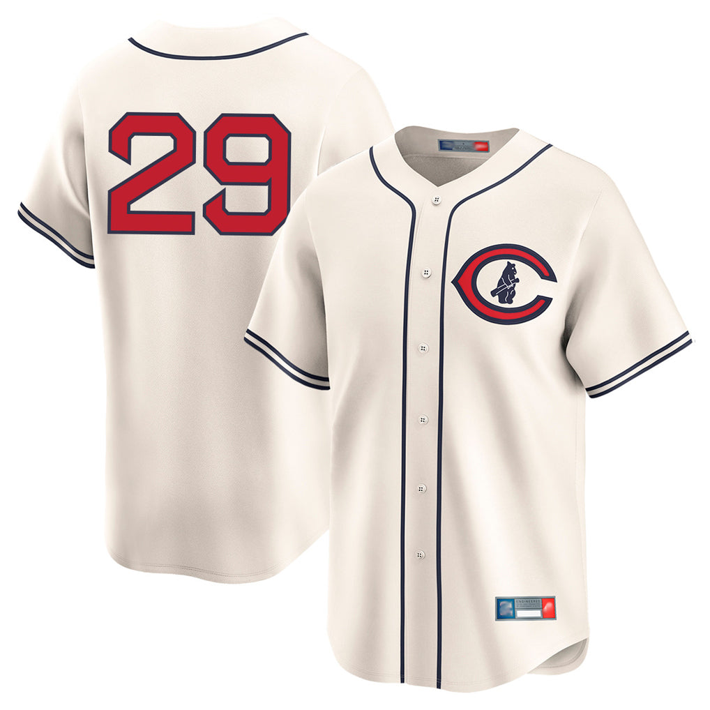 Trusc C.Cubs #29 Michael Busch Player Cream Field of Dreams Limited Home Game Stitched Jerseys