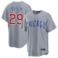 Trusc C.Cubs #29 Michael Busch Player Gray Home Game Stitched Jerseys