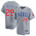 Trusc C.Cubs #29 Michael Busch Player Gray Road Limited Home Stitched Jerseys