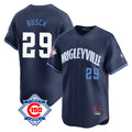 Trusc C.Cubs #29 Michael Busch Player Navy City Connect 150th Anniversary Limited Home Stitched Jerseys