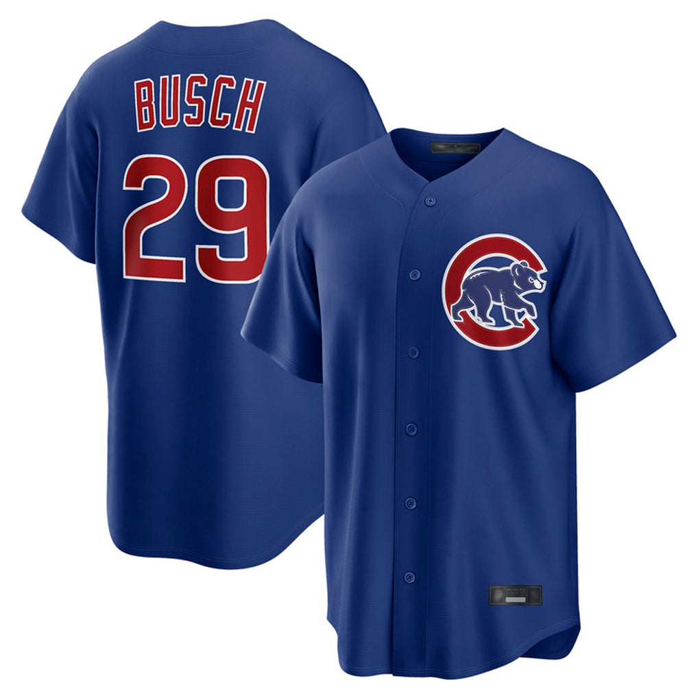 Trusc C.Cubs #29 Michael Busch Player Royal Home Game Stitched Jerseys