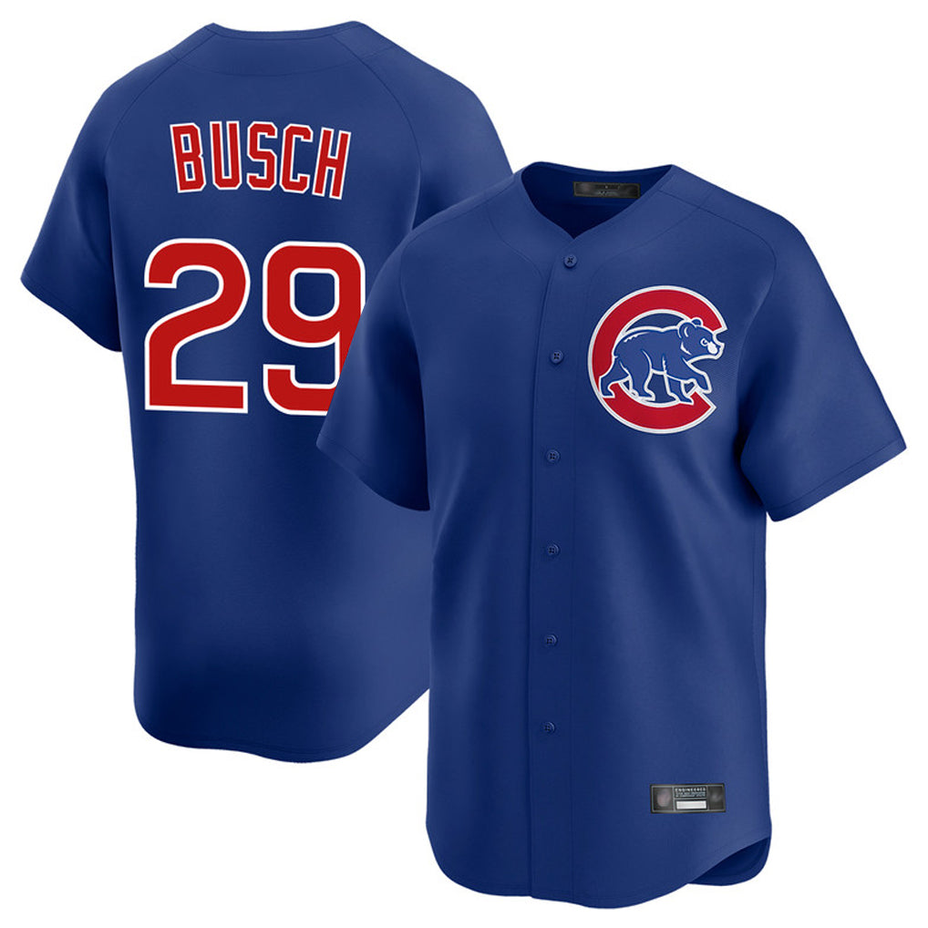 Trusc C.Cubs #29 Michael Busch Player Royal Limited Home Stitched Jerseys