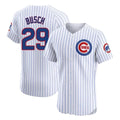 Trusc C.Cubs #29 Michael Busch Player White Limited Elite Home Game Stitched Jerseys