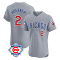 Trusc C.Cubs #2 Nico Hoerner Player Gray Road 150th Anniversary Limited Elite Home Stitched Jerseys