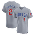 Trusc C.Cubs #2 Nico Hoerner Player Gray Road Limited Elite Home Stitched Jerseys