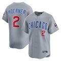 Trusc C.Cubs #2 Nico Hoerner Player Gray Road Limited Home Stitched Jerseys