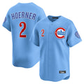Trusc C.Cubs #2 Nico Hoerner Player Light Blue Limited Home Stitched Jerseys
