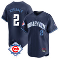 Trusc C.Cubs #2 Nico Hoerner Player Navy City Connect 150th Anniversary Limited Home Stitched Jerseys