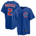Trusc C.Cubs #2 Nico Hoerner Player Royal Home Game Stitched Jerseys