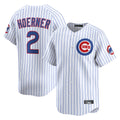 Trusc C.Cubs #2 Nico Hoerner Player White Limited Home Game Stitched Jerseys