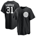 Trusc C.Cubs #31 Greg Maddux Player Black Game Stitched Jerseys