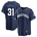 Trusc C.Cubs #31 Greg Maddux Player Navy City Connect Home Game Stitched Jerseys