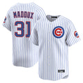 Trusc C.Cubs #31 Greg Maddux Player White Limited Home Game Stitched Jerseys