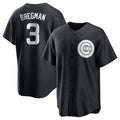 Trusc C.Cubs #3 Alex Bregman Black Game Stitched Jerseys