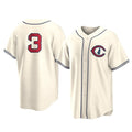 Trusc C.Cubs #3 Alex Bregman Cream Field of Dreams Home Game Stitched Jerseys