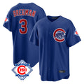 Trusc C.Cubs #3 Alex Bregman Royal 150th Anniversary Home Game Stitched Jerseys