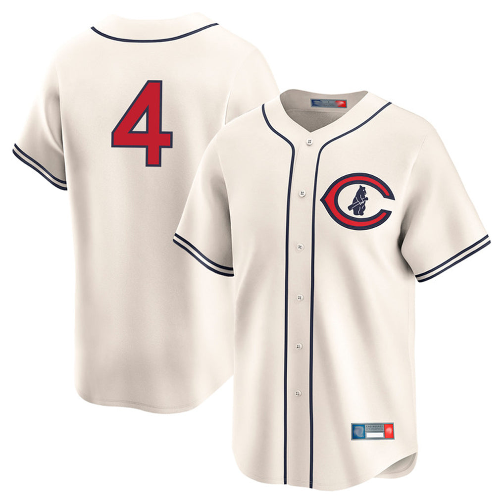 Trusc C.Cubs #4 Pete Crow-Armstrong Player Cream Field of Dreams Limited Home Game Stitched Jerseys
