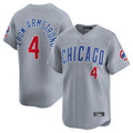 Trusc C.Cubs #4 Pete Crow-Armstrong Player Gray Road Limited Home Stitched Jerseys