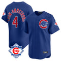 Trusc C.Cubs #4 Pete Crow-Armstrong Player Royal 150th Anniversary Limited Home Stitched Jerseys