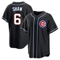 Trusc C.Cubs #6 Matt Shaw Player Black Fashion Out Game Stitched Jerseys