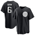 Trusc C.Cubs #6 Matt Shaw Player Black Game Stitched Jerseys