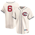 Trusc C.Cubs #6 Matt Shaw Player Cream Field of Dreams Limited Home Game Stitched Jerseys