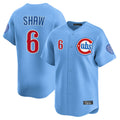 Trusc C.Cubs #6 Matt Shaw Player Light Blue Limited Home Stitched Jerseys