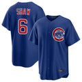 Trusc C.Cubs #6 Matt Shaw Player Royal Home Game Stitched Jerseys