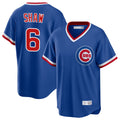 Trusc C.Cubs #6 Matt Shaw Player Royal T-shirt Cooperstown Collection Limited Stitched Jerseys