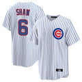 Trusc C.Cubs #6 Matt Shaw Player White Game Home Stitched Jerseys